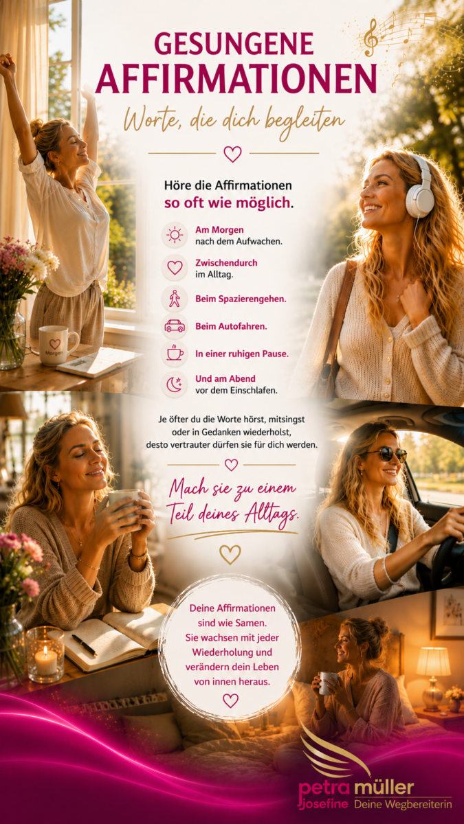 Cover Gesungene Affirmationen Cover Gesungene Affirmationen